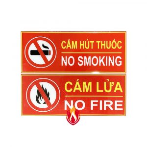 Bảng cấm lửa cấm thuốc tôn