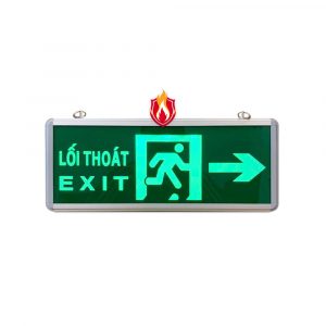 Đèn Exit chỉ hướng lối thoát (Tem kiểm định)